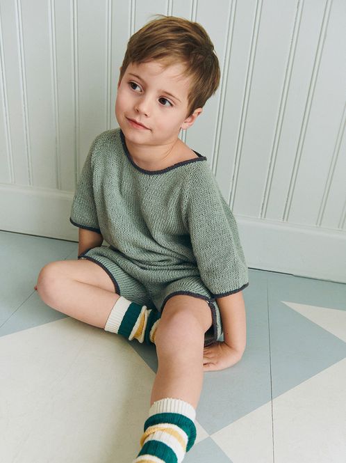 Hovedbilde Sandnesgarn Jonathan Tee & Shorts Junior
