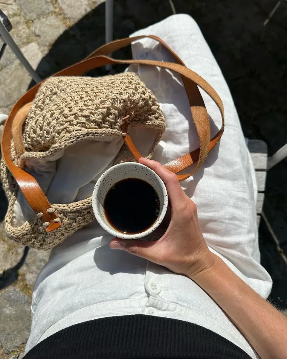 Lærreim til French Market Bag - 94cm