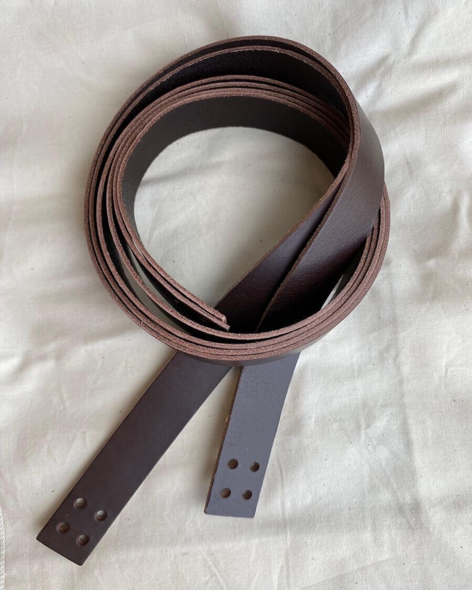 Lærreim til French Market Bag - 94cm