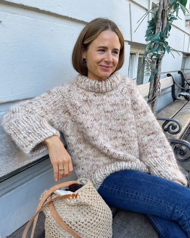 PetiteKnit Marble Sweater