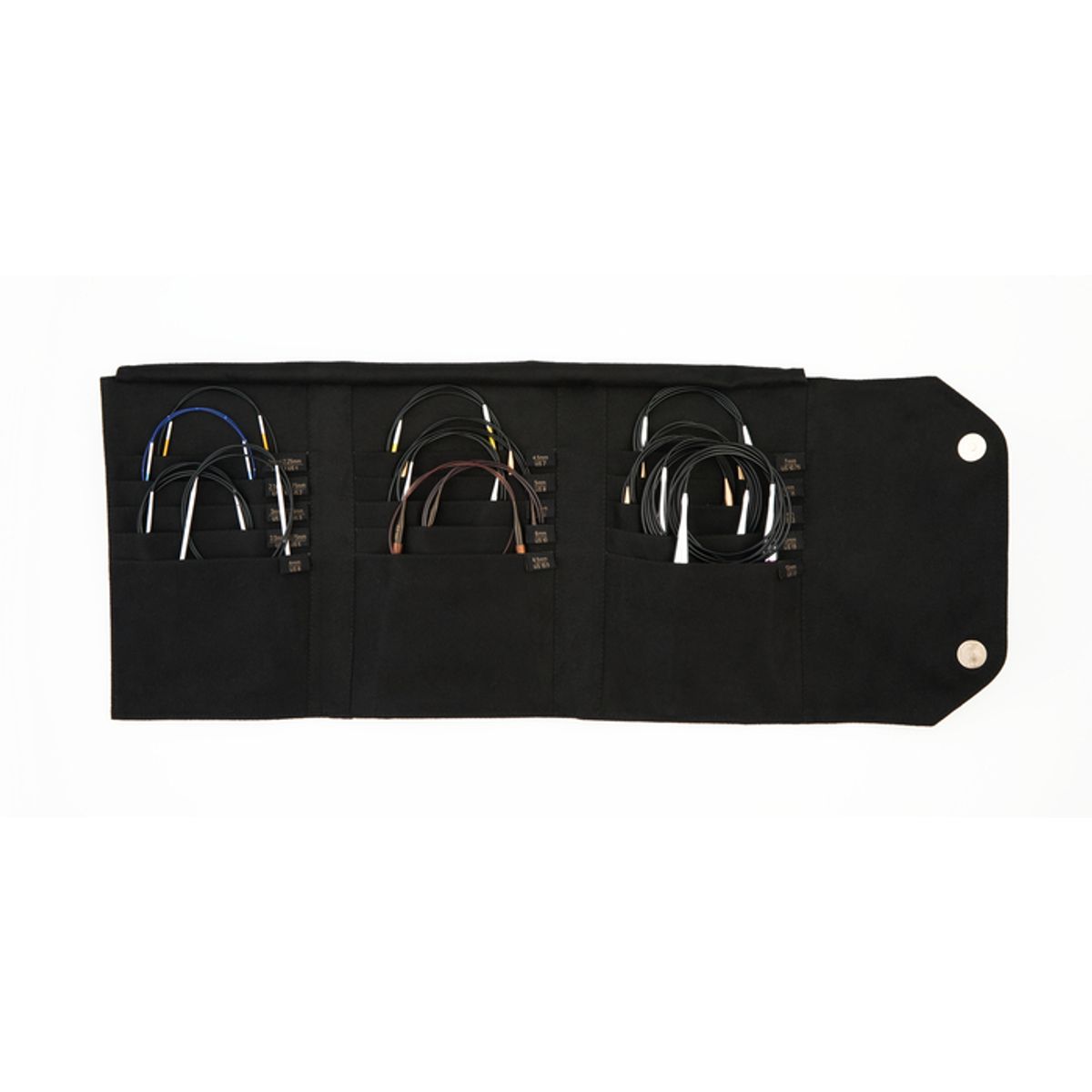 Coal Collection - rundpinnemappe for oppbevaring av rundpinner.
