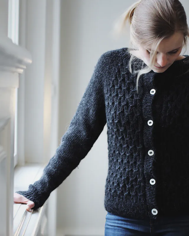 PetiteKnit Klassisk Smock-cardigan