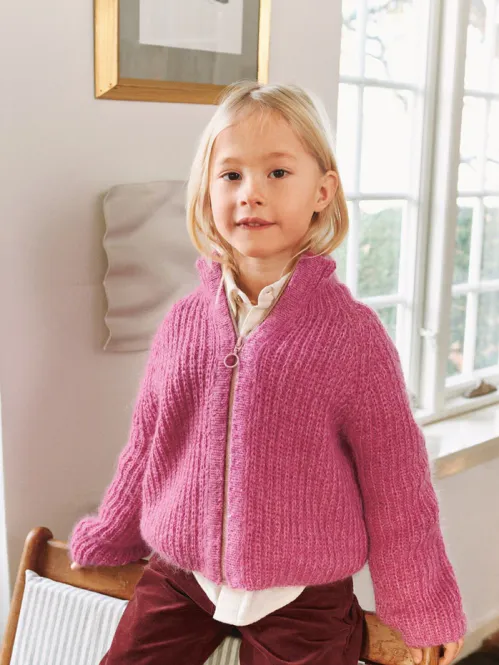 Hovedbilde SandnesGarn Tia Zipper Jacket Junior